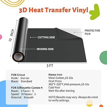 3Dパフ アイロンプリントシート 熱転写ラバーシート JAVIGA PU素材 Amazon.co.jp: 3Dパフ アイロンプリントシート 熱転写ラバー